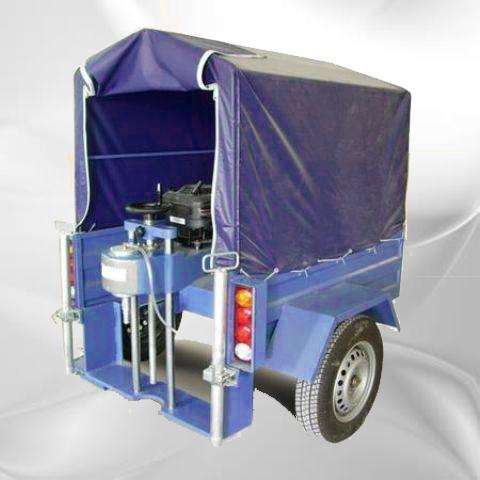 Core Drilling Machine on Trailer