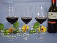 Wine glass clear colour