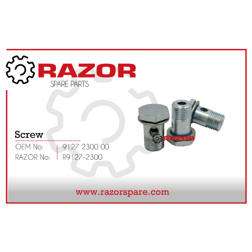 Screw 9127 2300 00 - Razor Spare Parts