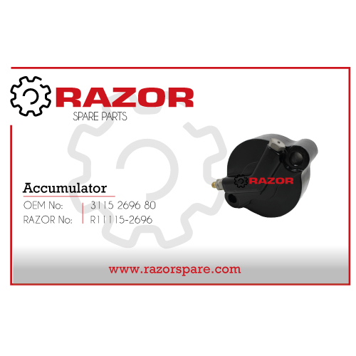 Accumulator 3115 2696 80 / Razor Spare Parts