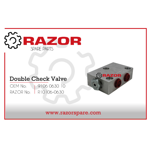 Double Valve Check 9106 0630 10 - Epiroc Spare Part