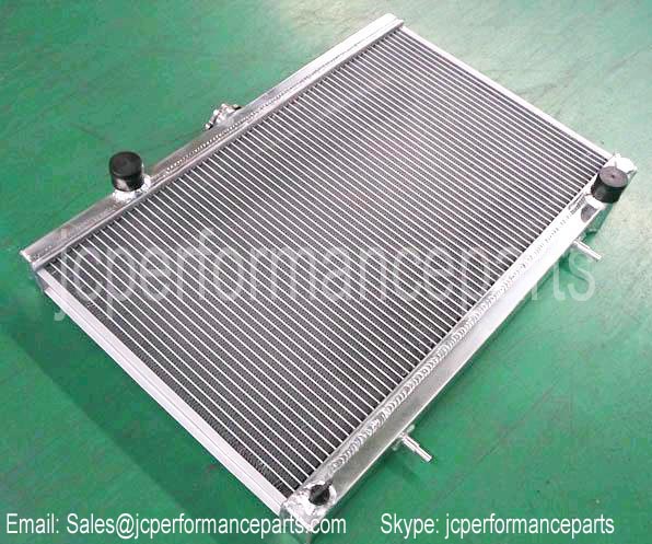 high quality mirror polished aluminum racing radiator