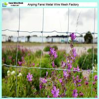 Hingejoint heavy zinc coating field fence 