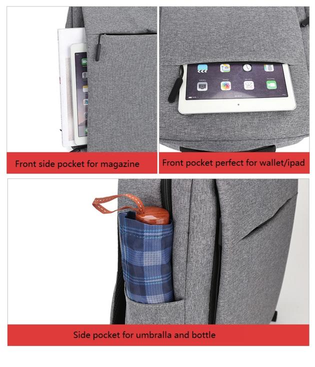 Laptop Anti Theft Backpack Waterproof College