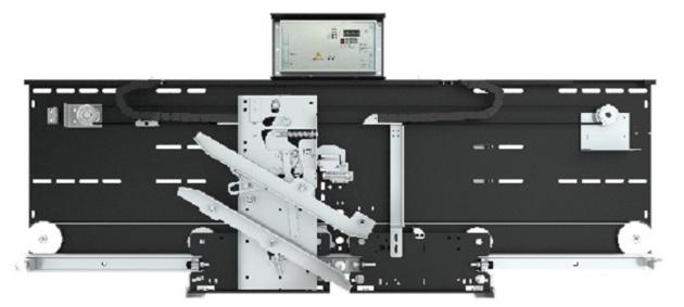 2 Panels Center Opening Inclined Elevator Door Operator