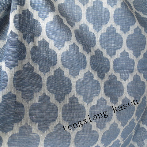 jacquard woven curtain fabric for home decoration