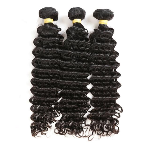 wholesale hair bundles bulk,deep wave hair with frontal