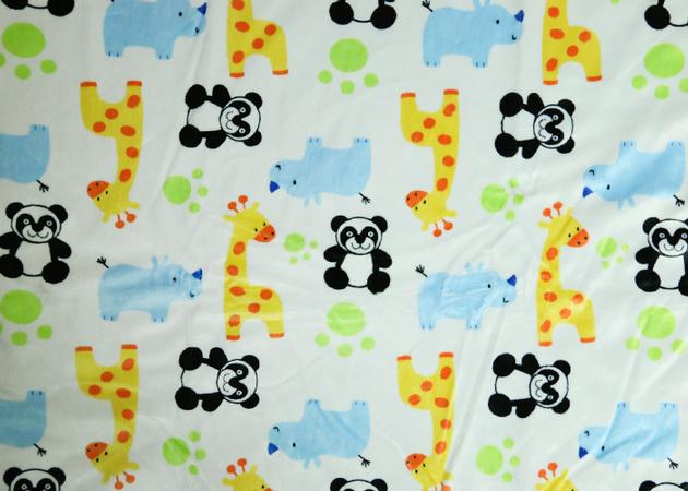 100 Polyester Plush Baby Blanket