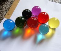 Contact juggling acrylic balls
