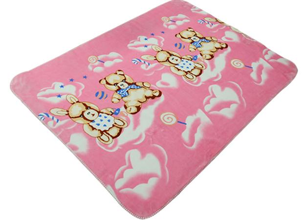100 Polyester Plush Baby Blanket