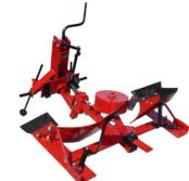 Plow with tractor