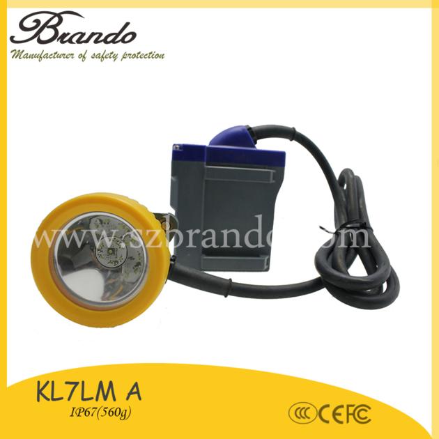 Cutom Logo KL7LM-B Head Cord Cap Lamp LED Light Miner Lamp For Miners