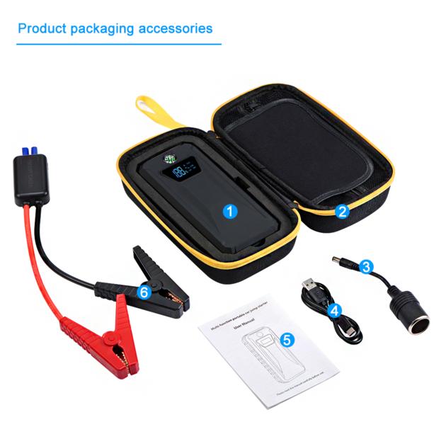 12000mAh Li Ion Battery Car Jump