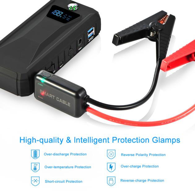 12000mAh Li Ion Battery Car Jump