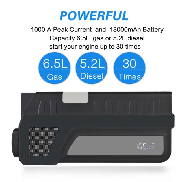 18000mAh Car Jump Starter FC 85TC