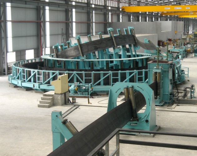 Horizontal Spiral Accumulator