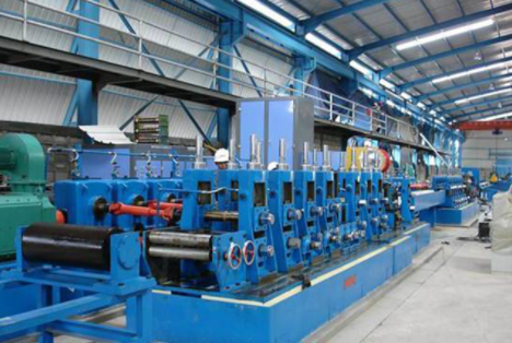 High-frequency welded pipes mill line