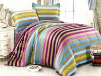 2012 New arrival/Beddings sets/100%cotton twill reactive dye /Symphony purple