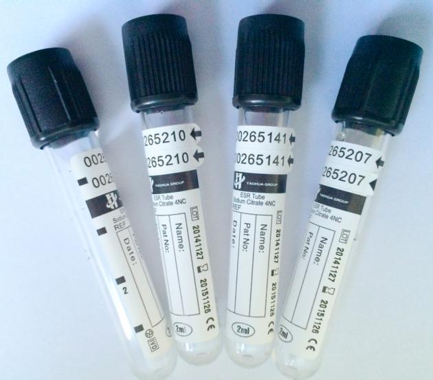 ESR Blood Collection Tube With 3