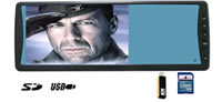 7 inch rearview LCD Monitor with USBSD card slot,FM transmitter