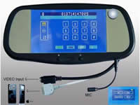 Rear View Mirror with Bluetooth
