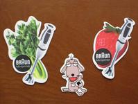 Flat fridge magnet