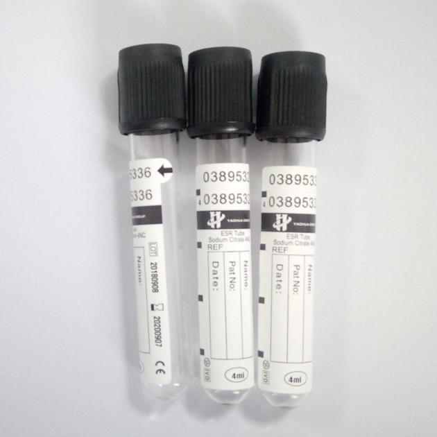 ESR Blood Collection Tube With 3