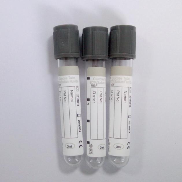 Glucose Test Blood Collection Tube With