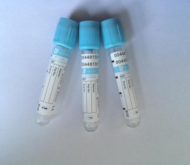 PT Blood Collection Tube With 3