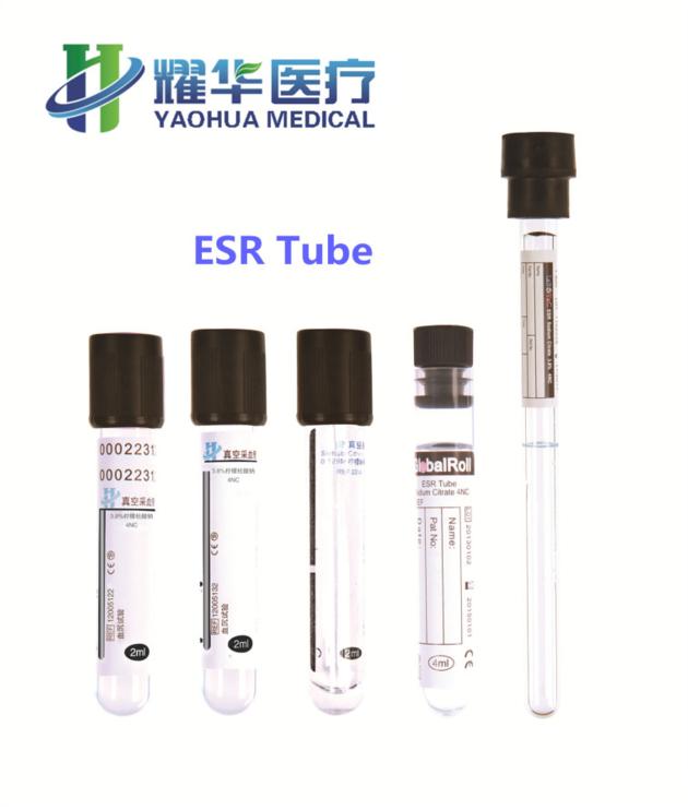 ESR blood collection tube with 3.8% sodium citrate