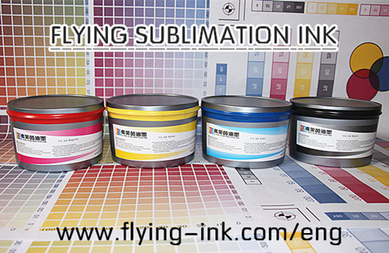 Sublimation offset ink for lithography fabric printing