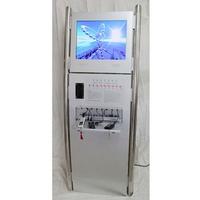  cell phone charging kiosk free standing design trade show kiosk