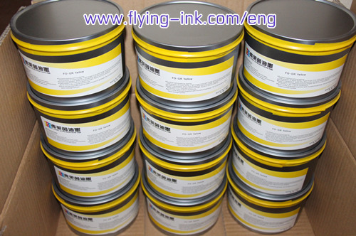 Yellow Litho Sublimation Printing Ink For