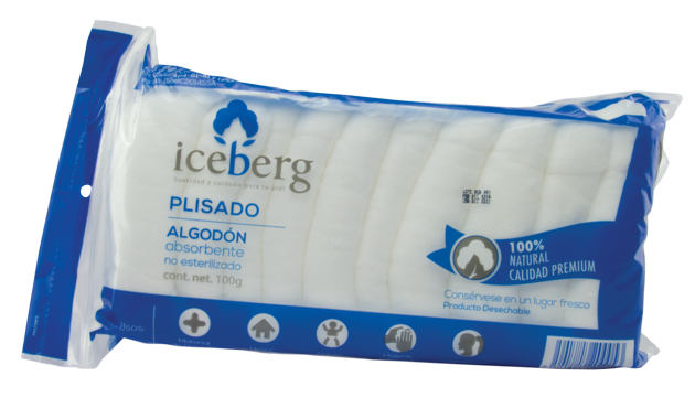 Pleated Absorvent Cotton 100gr