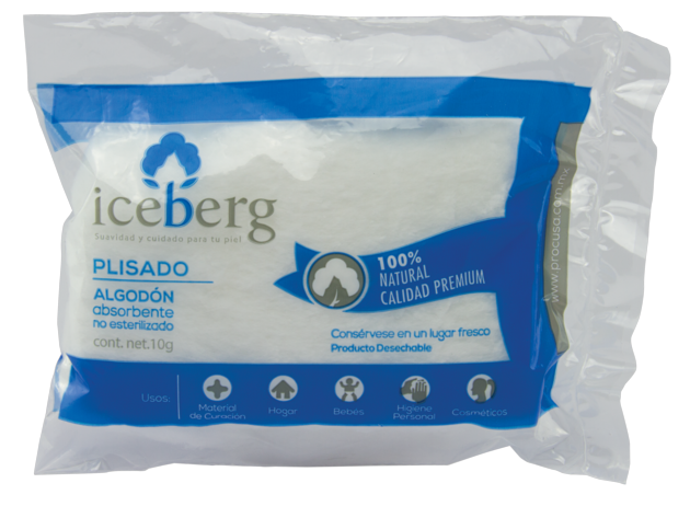 Pleated Absorvent Cotton 10gr