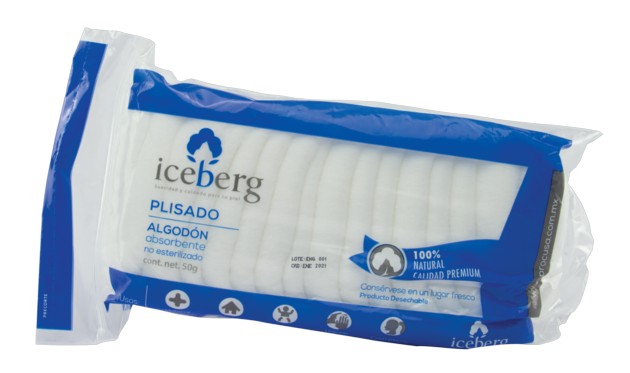 Pleated Absorvent Cotton 50gr