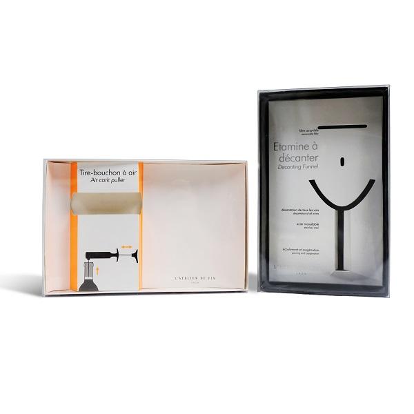 2016 Wine Tool Box High Quality Custom Printed Apparel Box with PVC Window