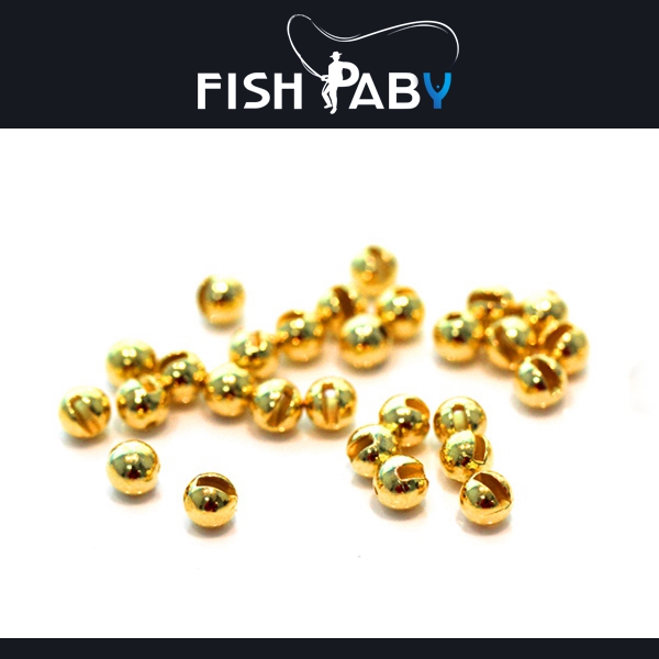 Supply Fish PabyColorful Tungsten Slotted Beads