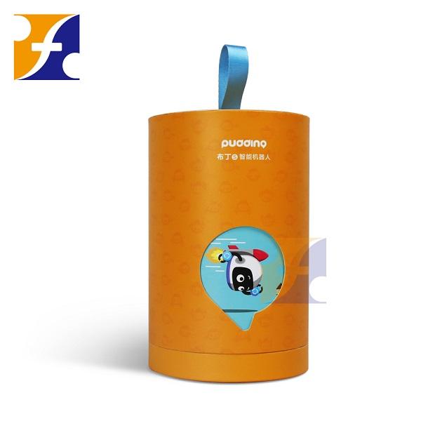 High quality custom cute small toys paper gift box doll packaging box
