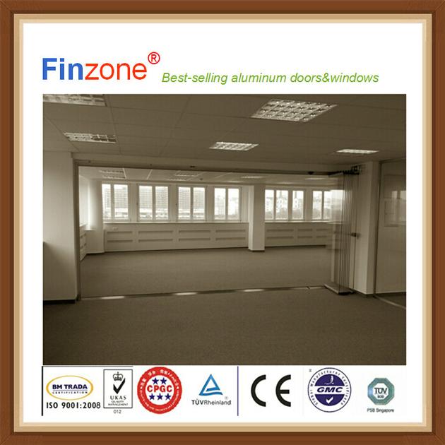 Customized useful aluminum balcony glass curtain window