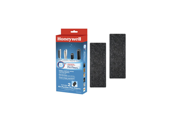 Honeywell HRF-B2 Filter B Household Odor & Gas Reducing Pre-filter, 2 Pack