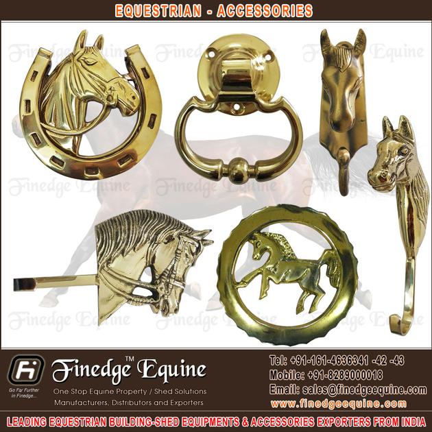 Equestrian brass balls & caps