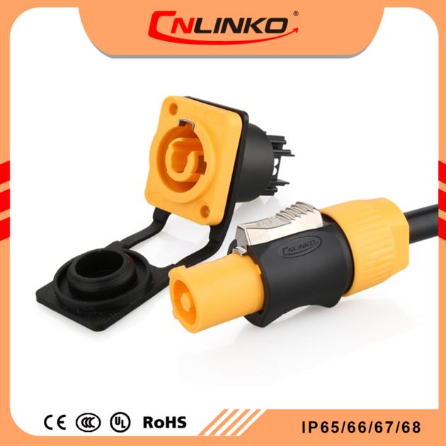 rj45 female male plug in ethernet panel mount connector socket outdoor Signal IP65 connector
