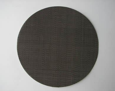 Black Wire Cloth Filter Disc