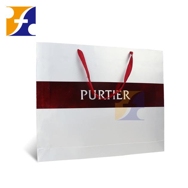 Custom luxury gift packaging paper bag for health products