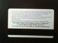 magnetic stripe card