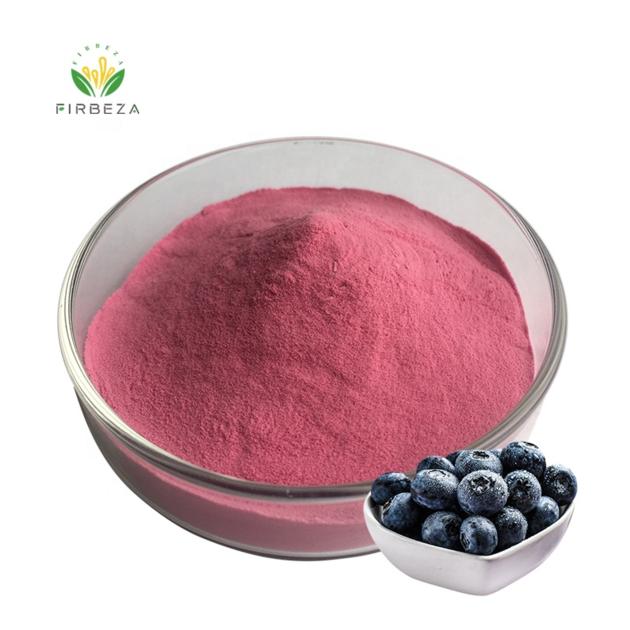 Pure Organic Natural Water Soluble Blueberry Powder