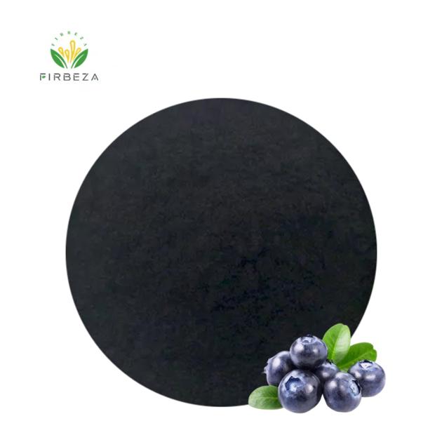 Food Grade 25% Anthocyanin Black Elderberry Extract Powder