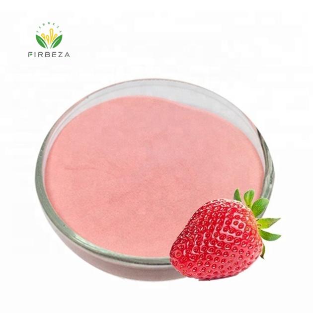 Pure Organic Strawberry Juice Drink Extract Powder