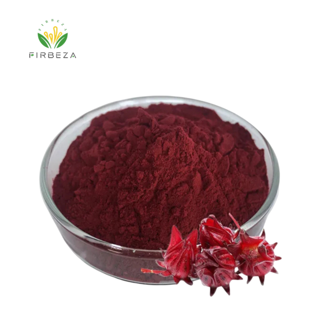 Organic Hibiscus Sabdariffa Roselle Extract Anthocyanin Powder